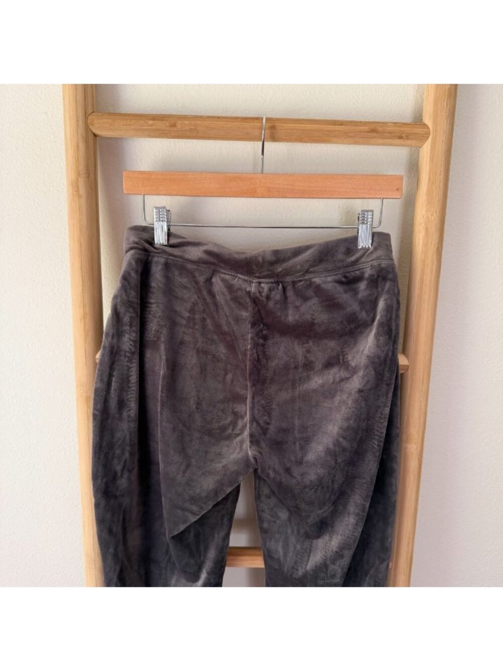 House of Harlow 1960 Velour Jogger Pants Gray Lounge Casual Size S - Picture 6 of 8